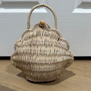 Olli Ella Rattan Shell Bag